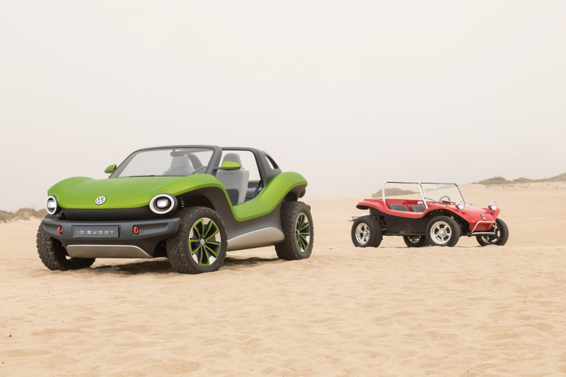Illustration for article titled VW's Electric Dune Buggy Finally Made It To The Beach